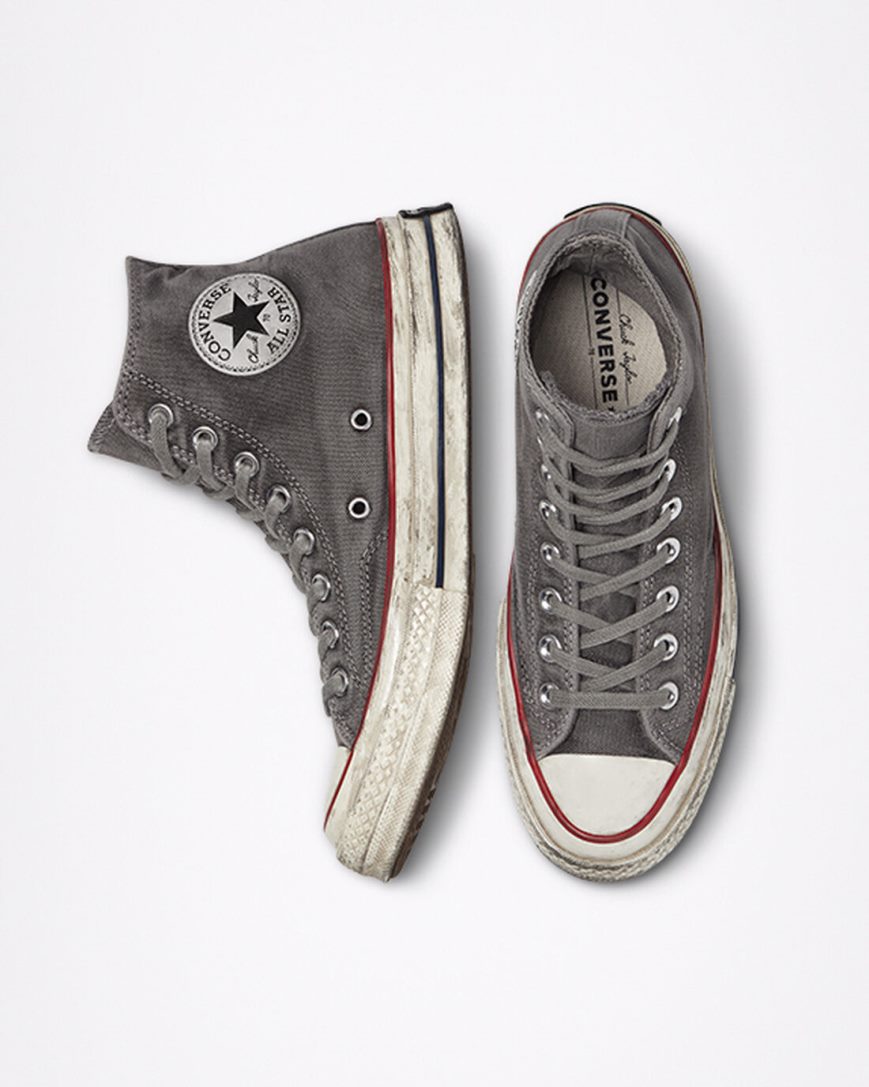 Dámské Boty Vysoké Converse Chuck 70 Smoked Platene Bílé | CZ HMXR73